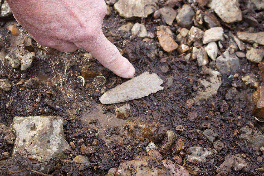 Flint arrowheads often found in Kentucky fields Kentucky Living