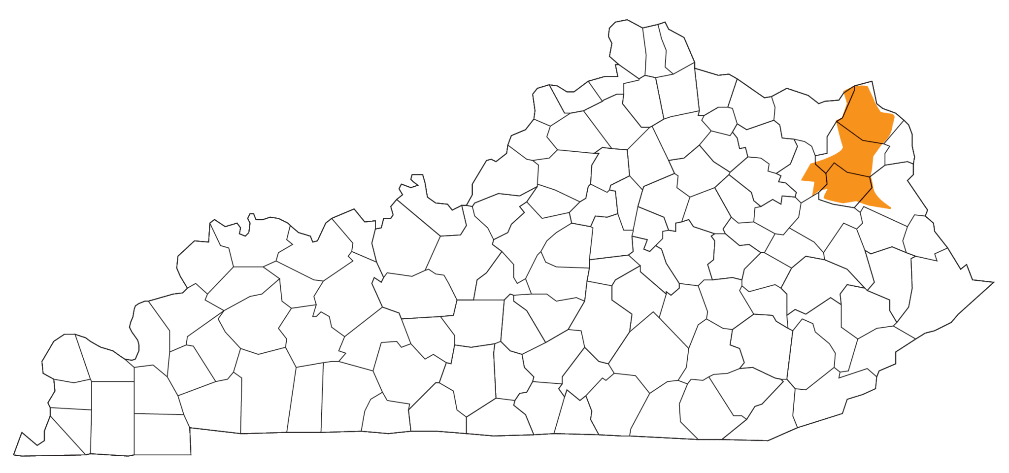 Grayson RECC service area map