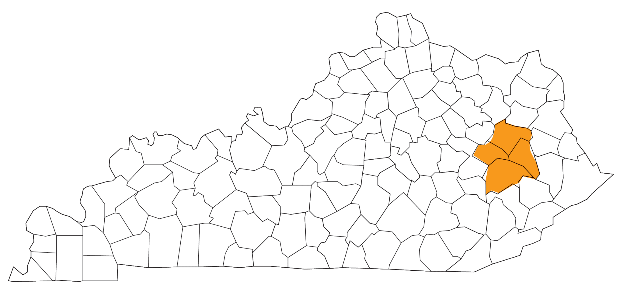 Licking Valley RECC service area map