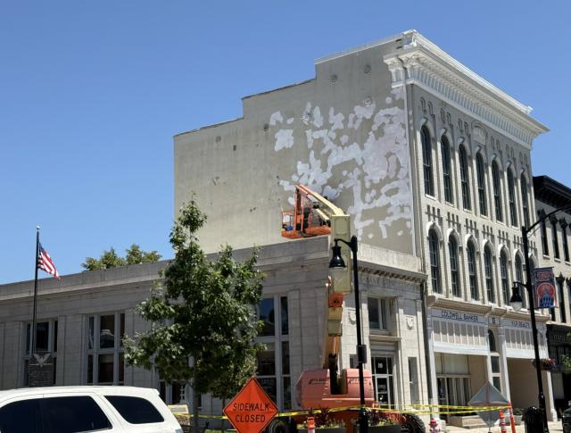 Danville Community Mural – Work in Progress 1
